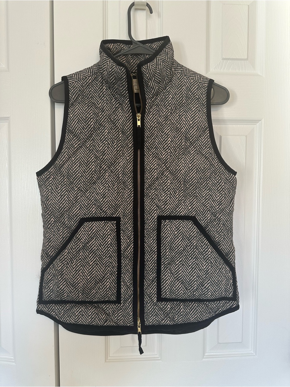 J.Crew Herringbone Vest – Size XS